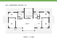 Architekturbüro Walter Schweizer - Terrassenwohnungen in Männdedorf - Grundriss Haus L, Penthouse