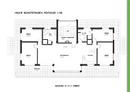 Architekturbüro Walter Schweizer - Terrassenwohnungen in Männdedorf - Grundriss Haus M, Penthouse